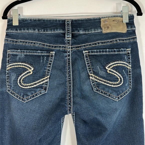 Silver Jeans Co. Suki Mid Capri Cropped Denim - Picture 8 of 14